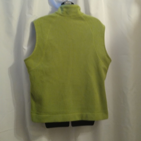 Columbia green zip up vest - Picture 6 of 9